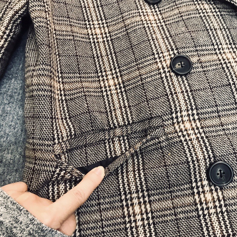 Áo vest dạ kẻ (ảnh thật) | BigBuy360 - bigbuy360.vn