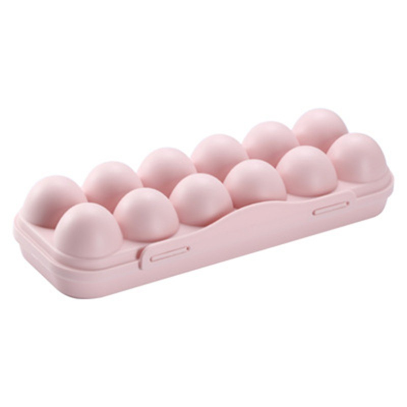 HO 12/18-Grid Egg Holder Food Storage Bin Box Hamper Portable Egg Container Carrier