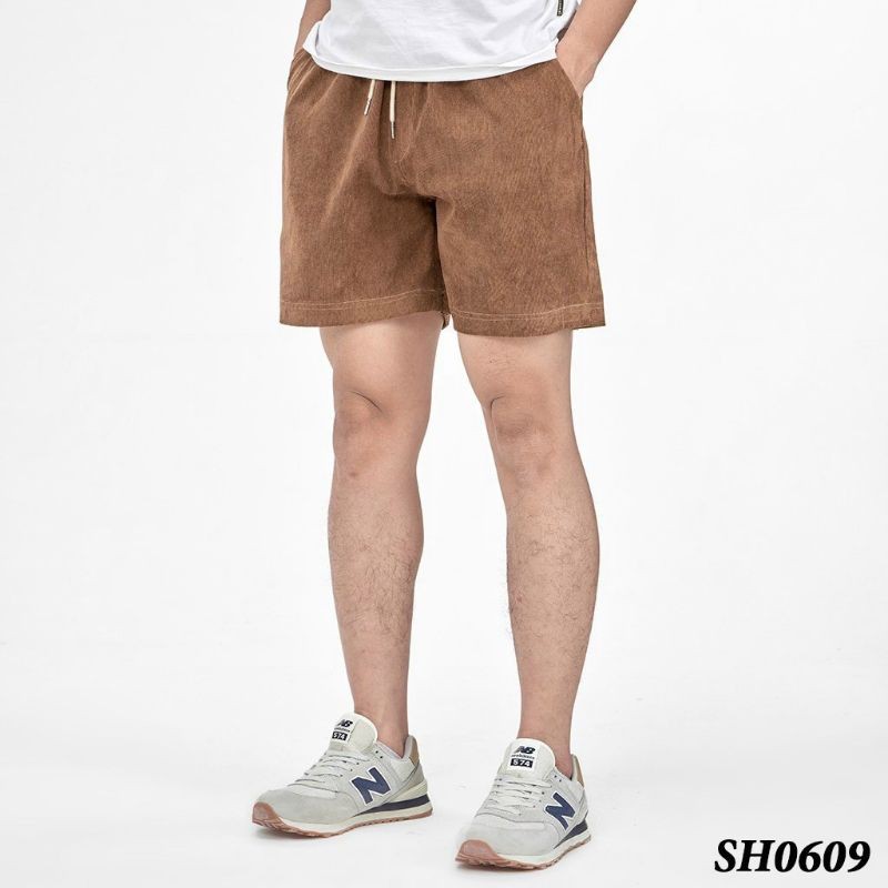 Quần short kaki unisex nam nữ lưng thun co giãn thoáng mát, mẫu quần short hè mới