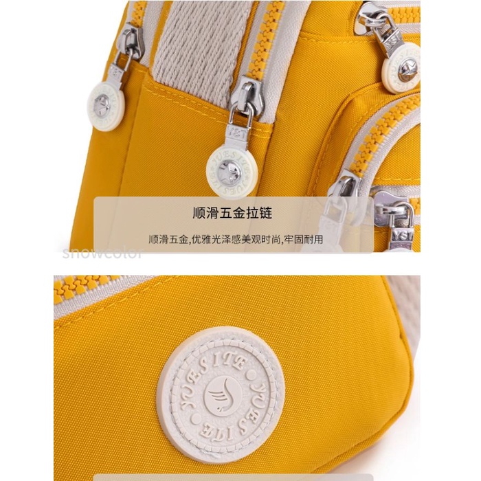 Túi Đeo Chéo Vai Bằng Vải Canvas Chống Nước Phong Cách Hàn Quốc Beg Silang Perempuan Beg Tangan Wanita Murah Cantik Cho Nữ