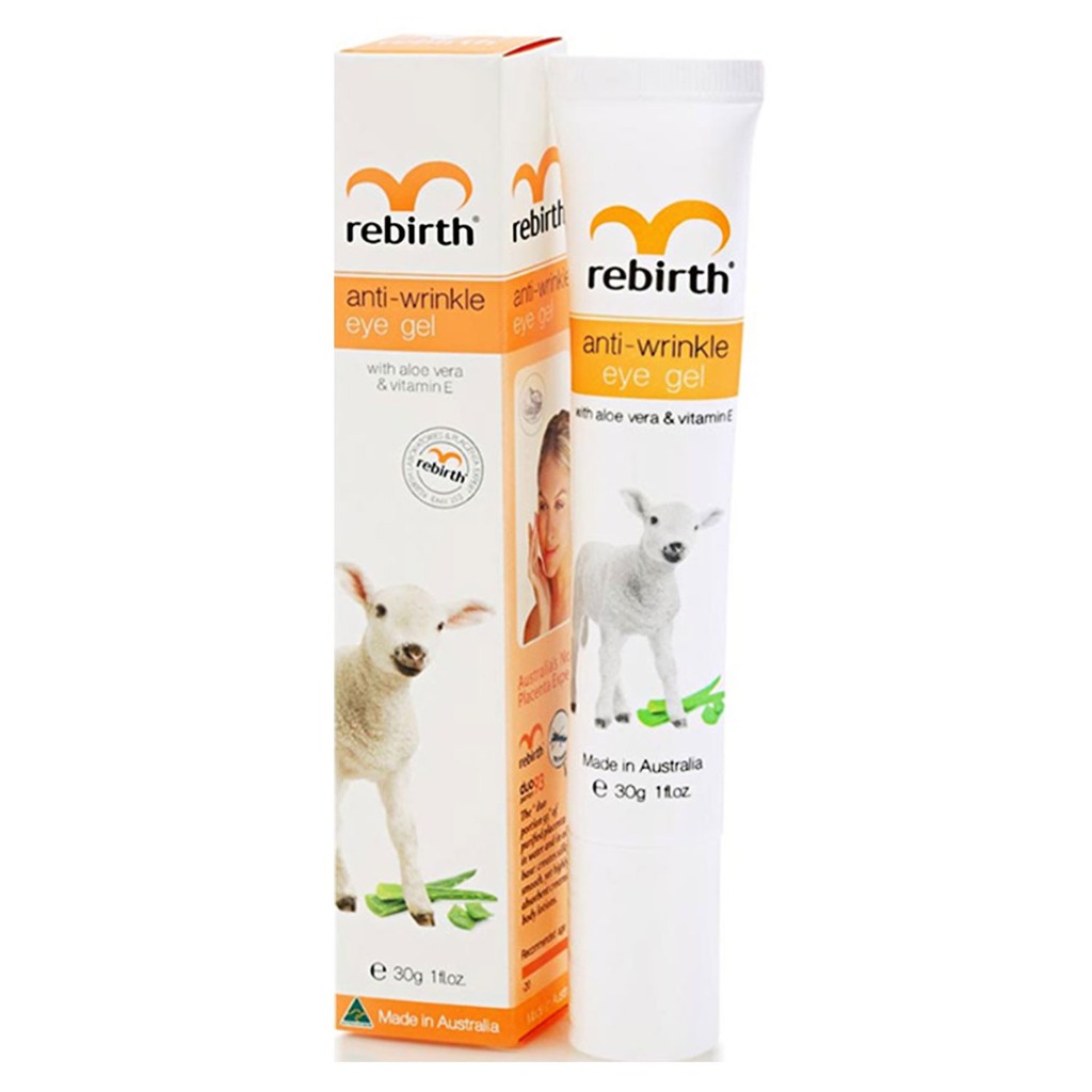 Gel Dưỡng Rebirth Ngăn Ngừa Nếp Nhăn & Quầng Thâm Vitamin E 30g Anti Wrinkle Eye Gel Rebirth RB05