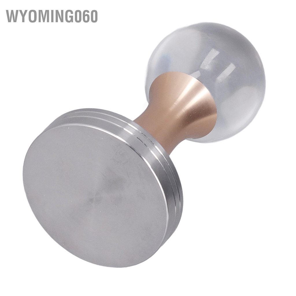 Wyoming060 Rose Gold Crystal Ball Coffee Powder Tamper Máy ép cà phê bằng thép không gỉ xay búa