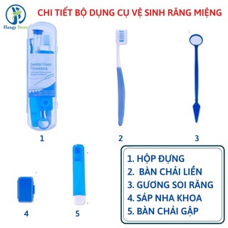Bộ dụng cụ vệ sinh răng miệng 8 món