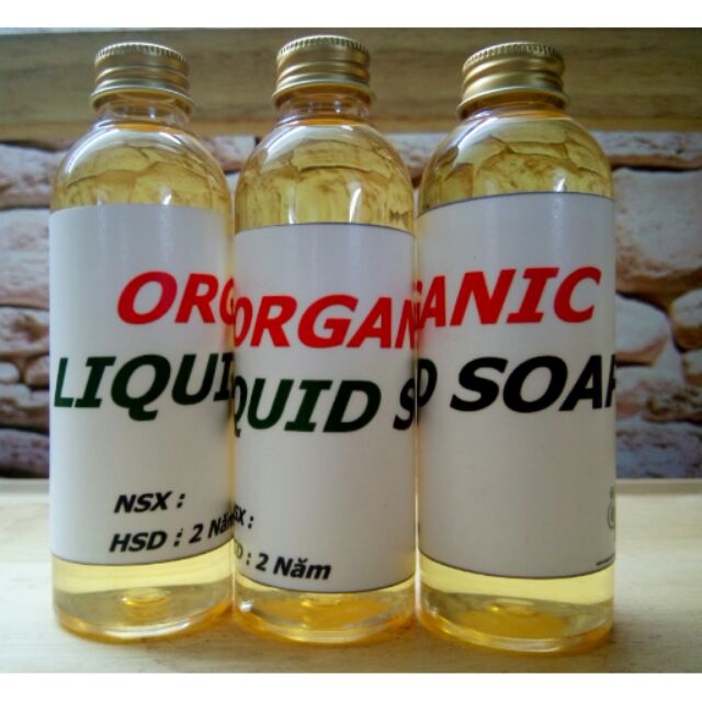 Organic liquid soap base