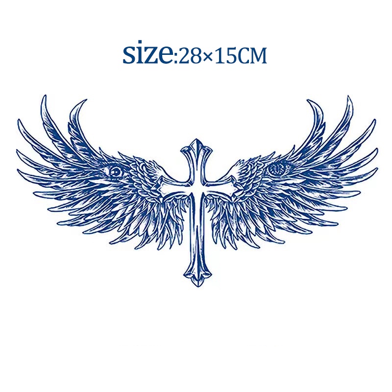 Hình Xăm Dán Tạm Thời Chống Nước Lâu Trôi 15 Ngày; 28cm * 15cm