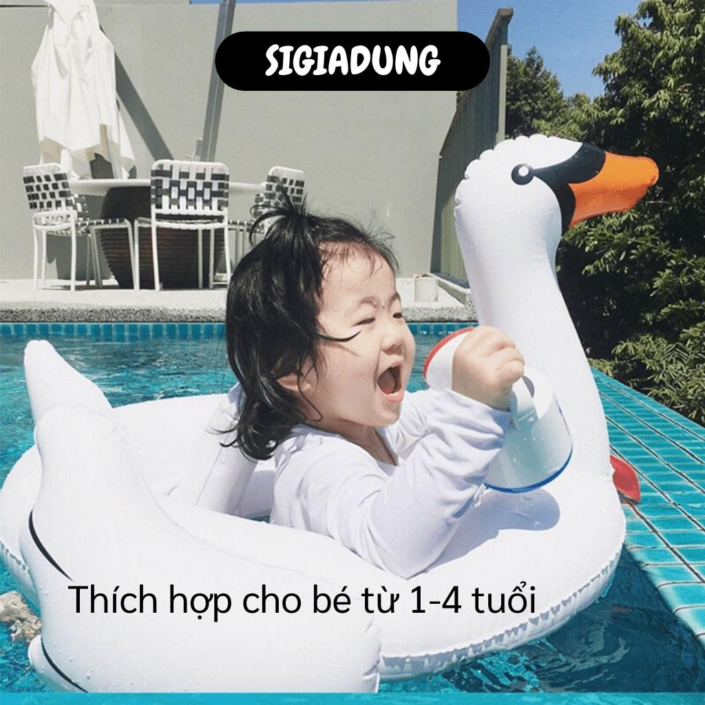 [SGD] Phao Bơi Cho Bé - Phao Tắm Hinh Thiên Nga Cho Trẻ Em Chống Lật, An Toàn Và Vững Chắc 5124