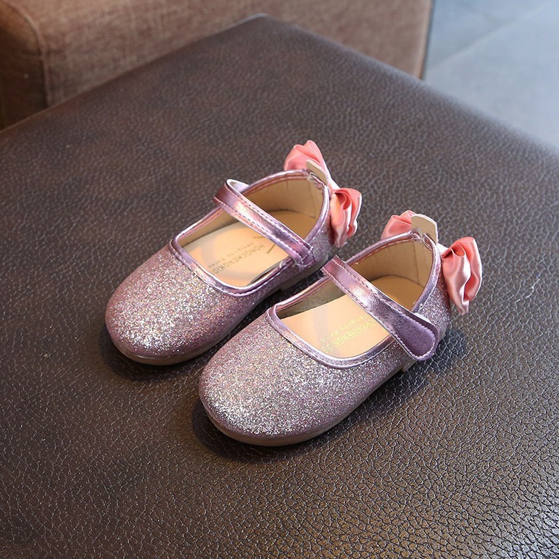 Giày Kiểu Dáng Công Chúa Bằng Chất Liệu Pu Dùng Cho Bé Gái