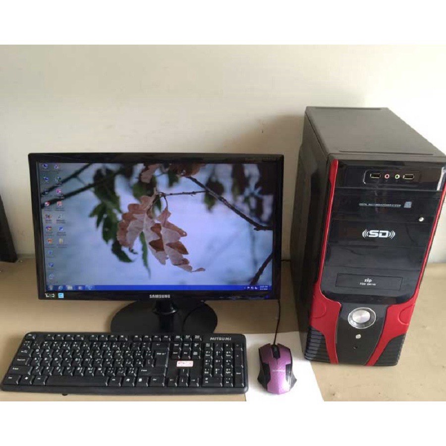Thùng CPU Văn Phòng Giá Rẻ, Thùng Máy Tính Bàn Chơi Game Siêu Mượt Ram 2GB, Ổ 160GB