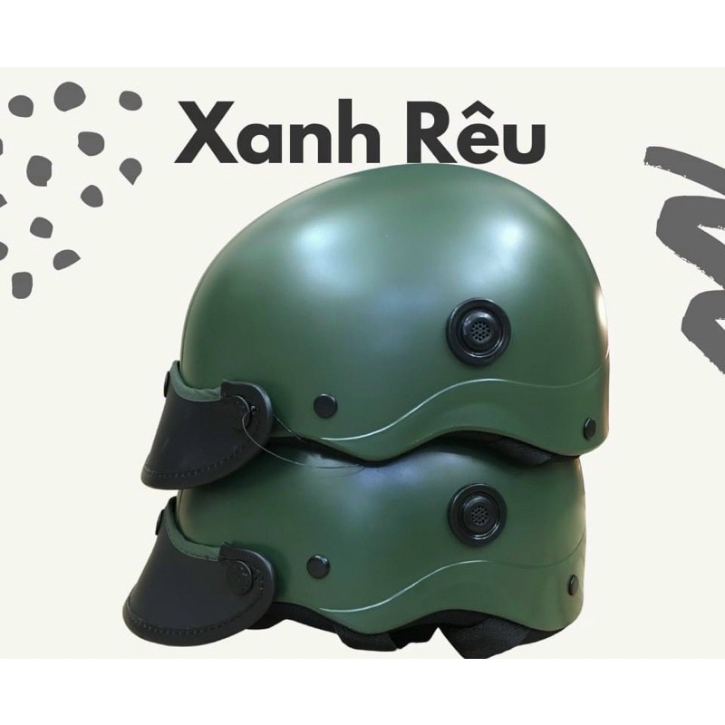 Nón Mũ Bảo Hiểm Nửa Đầu Napoli K08 Hàng Cty