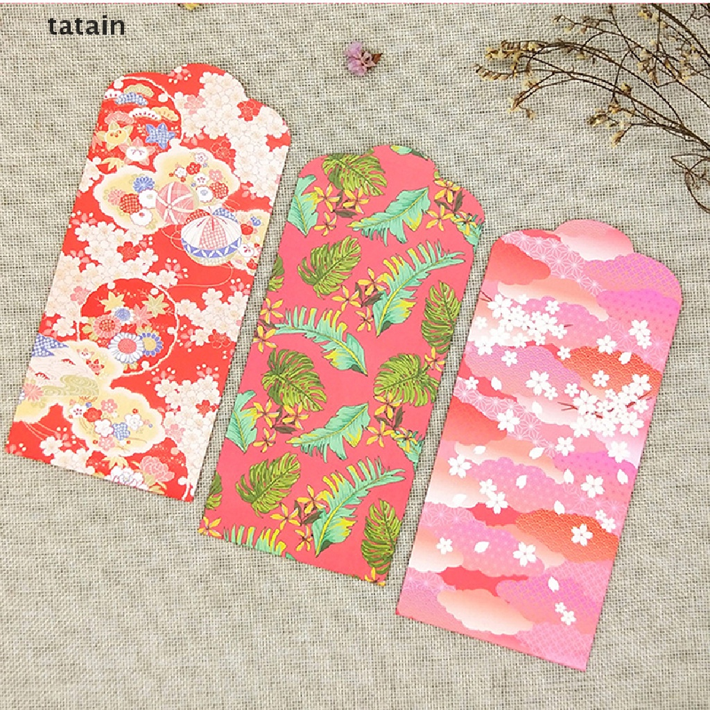 [TAT] 10PCS Chinese Red Envelope Creative Hongbao New Year Spring Festival Envelope CVX