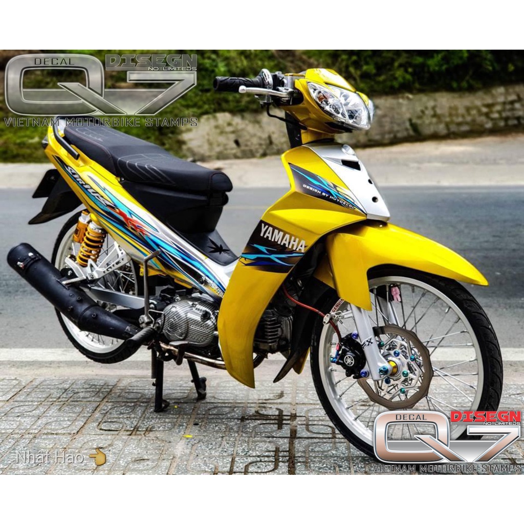 Tem Rời Sirius 110 vàng xanh