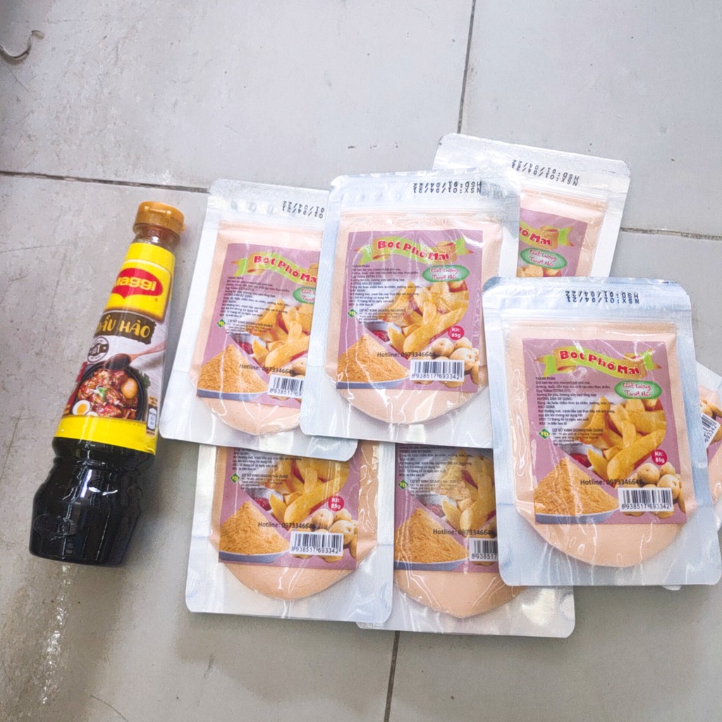 Bột Phô Mai Lắc Hàng Việt Nam Túi Zip Gói 85g