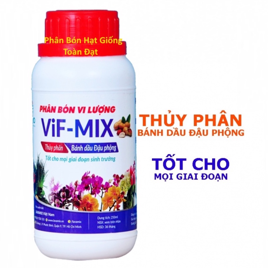 Bánh Dầu Đậu Phộng Thủy Phân LAVAMIX 250ml, Tốt Cho Mọi Giai Đoạn Sinh Trưởng, chuyên hoa kiểng