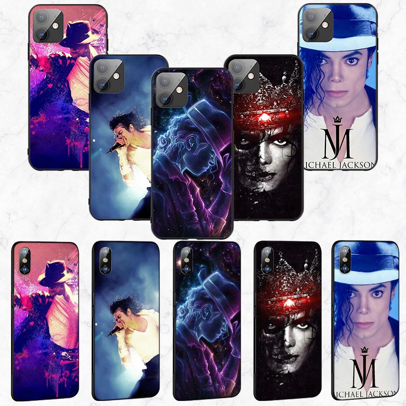 iPhone XR X Xs Max 7 8 6s 6 Plus 7+ 8+ 5 5s SE 2020 Soft Silicone Cover Phone Case Casing GR79 Michael Jackson