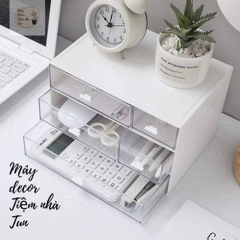 Tủ mini để bàn đựng dụng cụ học tập đựng vật dụng nhỏ nhiều ngăn