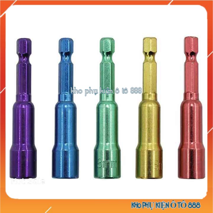 Bộ 5 Tay Tháo Bulong Ốc Vít Lục Giác Gắn Máy Bắn Vít