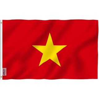 Lá cờ north việt nam kích thước 90x150cm chất lượng cao
