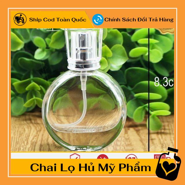 Lọ Chiết Nước Hoa ❤ Vỏ chai lọ chiết nước hoa hình chữ O 25ml , phụ kiện du lịch