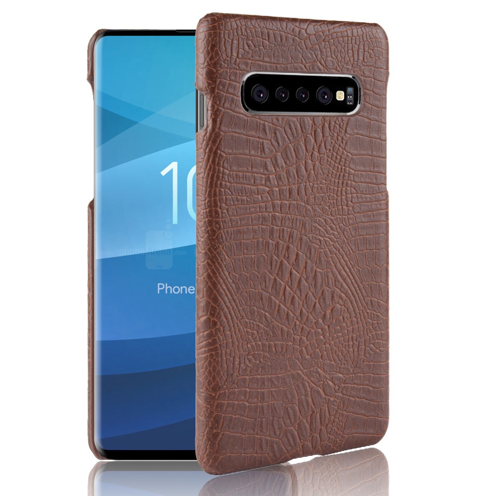 Ốp điện thoại hoa văn da cá sấu sang trọng cho Samsung Galaxy S10 Plus