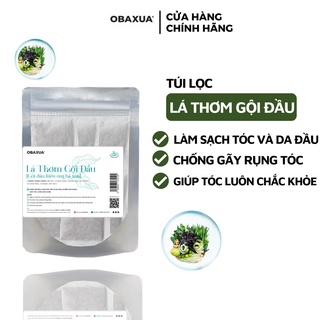 Gội đầu Thảo dược túi lọc OBAXUA từ Bồ kết, chanh rừng, sả, cỏ mần trầu Nguyên chất