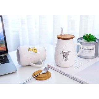 Cốc sứ mèo con dễ thương