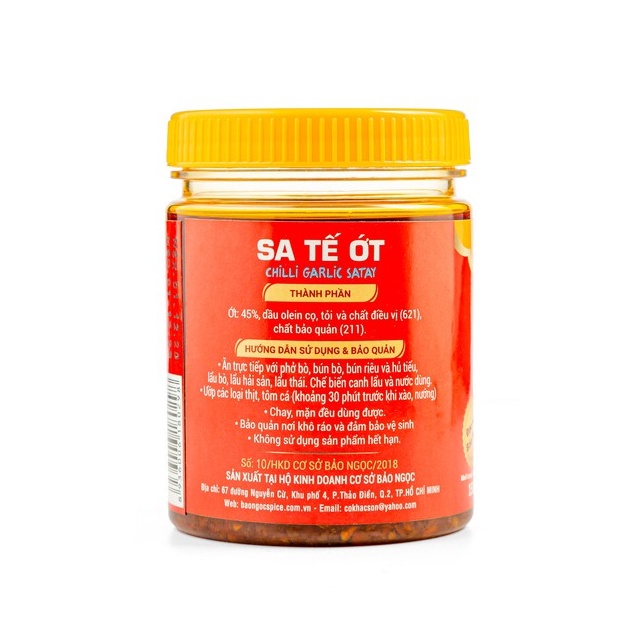 Sa tế ớt Bảo Ngọc 150g