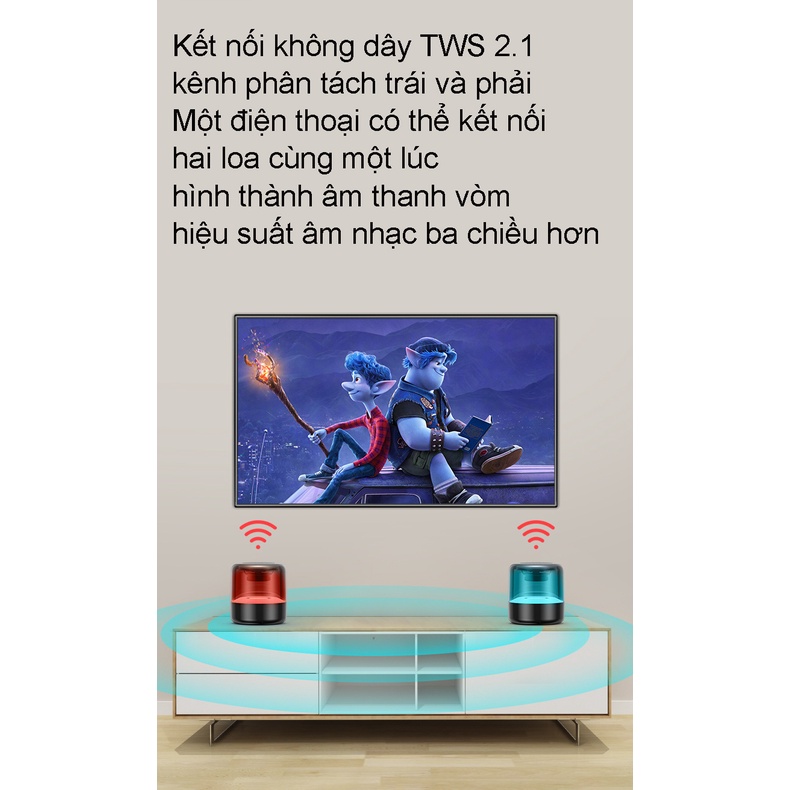 Loa bluetooth mini nghe nhạc không dây Z5 pin trâu, bass hay, âm thanh vòm 9D hỗ trợ usb và thẻ nhớ