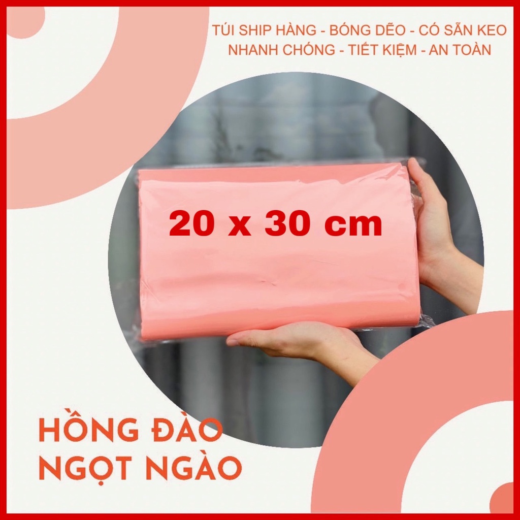 100 Túi Niêm Phong 20 x 30 cm dùng để đóng gói quần, áo, mỹ phẩm