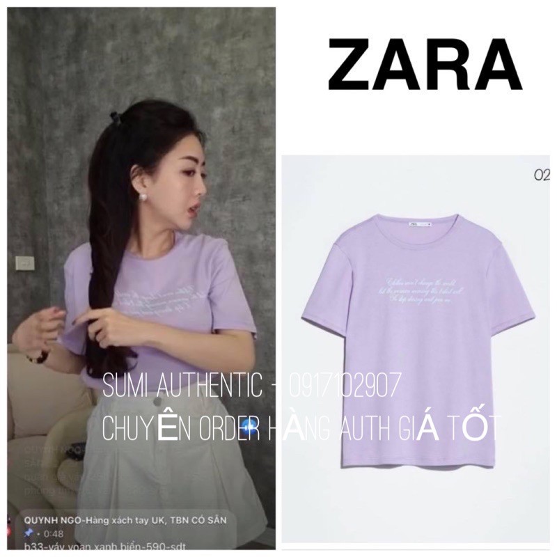 Áo phông Zara vợt sale