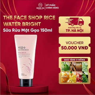 Sữa rửa mặt gạo the face shop rice water bright 150ml
