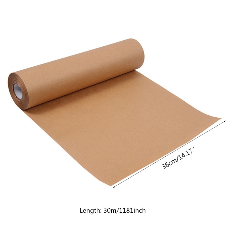 Cuộn Giấy Kraft Gói Đồ Thủ Công 30m Bảo Vệ Sàn Nhà