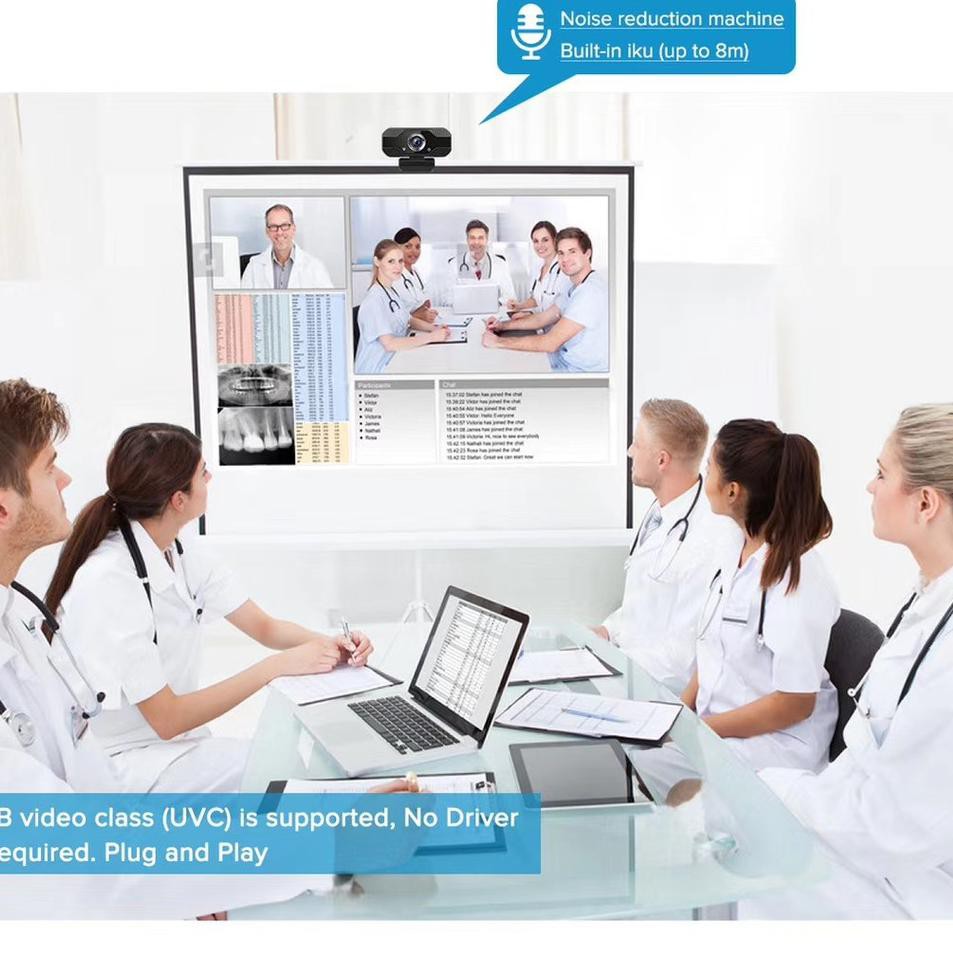 Webcam Toàn Bộ HD 1080P V8 Kèm Micro Tiện Dụng | BigBuy360 - bigbuy360.vn