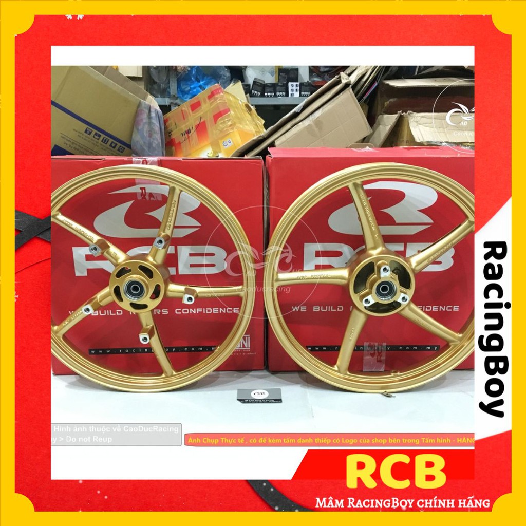 Mâm 5 cây Raider Fi RCB 1.6 - 1.85 - lắp như zin cho Raider Fi Satria 150 các dòng xe Suzuki Hàng chính hãng RacingBoy