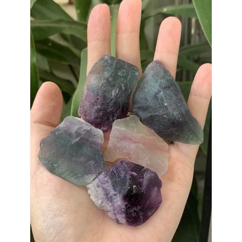Đá thô tự nhiên nhiều màu sắc 100gr - NATURAL RAW STONES