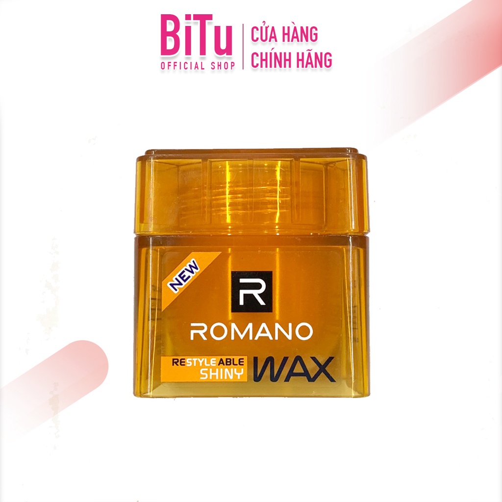 Wax Tạo Kiểu Vuốt Tóc ROMANO Restyle Able Shiny 68g