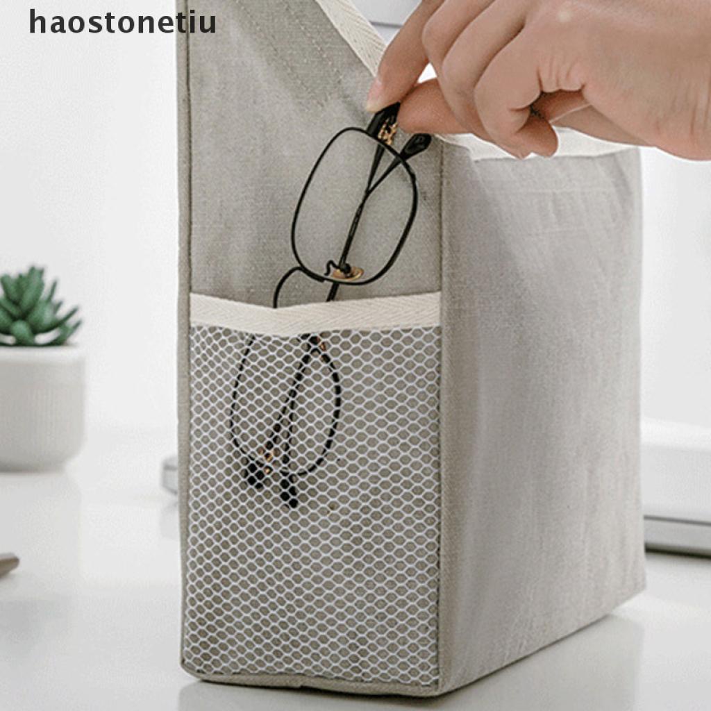 Giá Đỡ Sách / Tạp Chí Bằng Vải Lanh Cotton Treo Tường Tiện Dụng