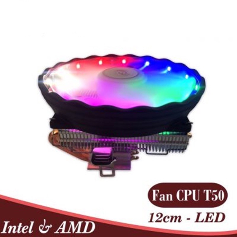 Fan CPU VSP T50 LED-12CM