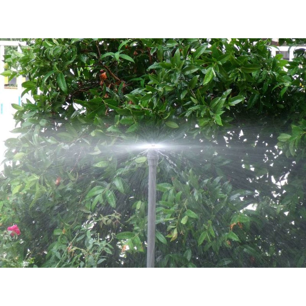 Bộ 10 đầu tưới xòe 360 độ chân ren 21, thân nhựa đầu đồng
