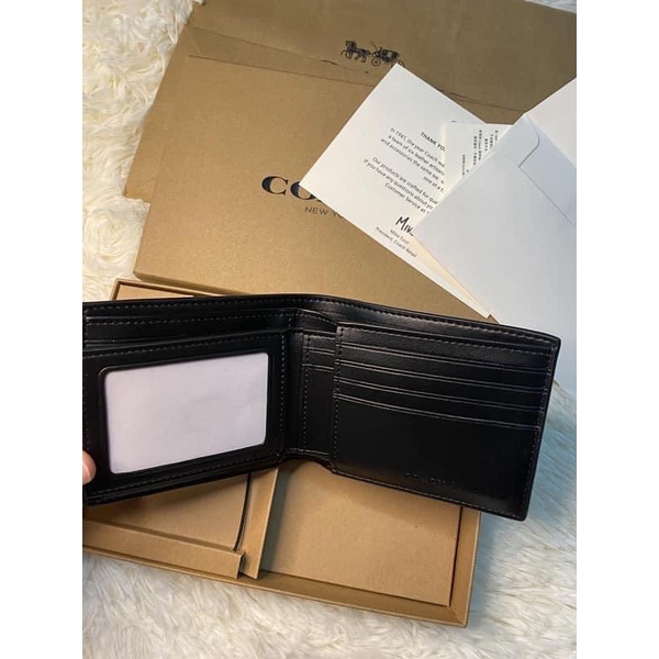 TNS - Ví nam gập cao cấp gift box 3in1 wallet for men-đen chữ sang trọng làm quà tặng các chàng