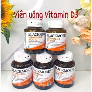 (Đủ Bill+Tem Chemist) Xả lỗ Viên uống Vitamin D3 Blackmores hàm lượng 1000IU