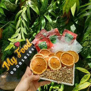 Một gói trà đào Cam sả