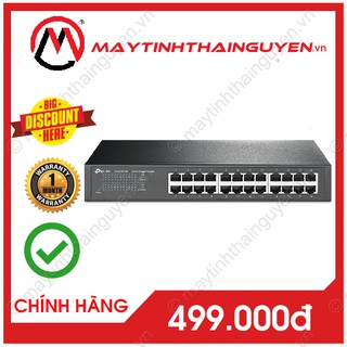 Switch TP Link 24 cổng TL-SG1024D - Bộ chia tín hiệu 24 cổng Gigabit Desktop/Rackmount TL-SG1024D (Qua sử dụng)