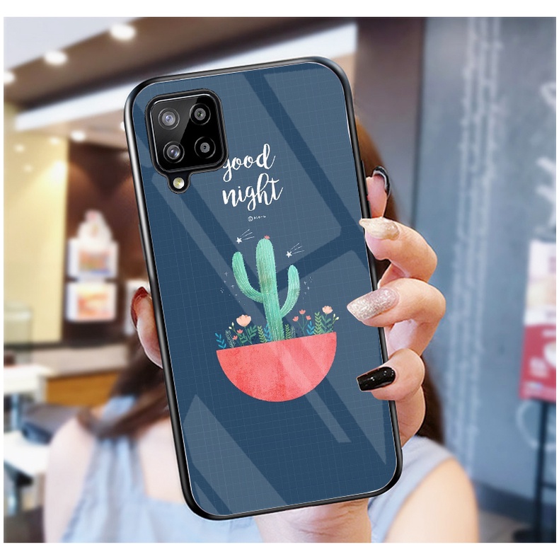Ốp Lưng SAMSUNG GALAXY A12, A22,M32, A22 5G, M12,M22 Ốp kính bóng cao cấp mới nhất