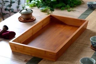 Khay trà tre chữ nhật  cao cấp
