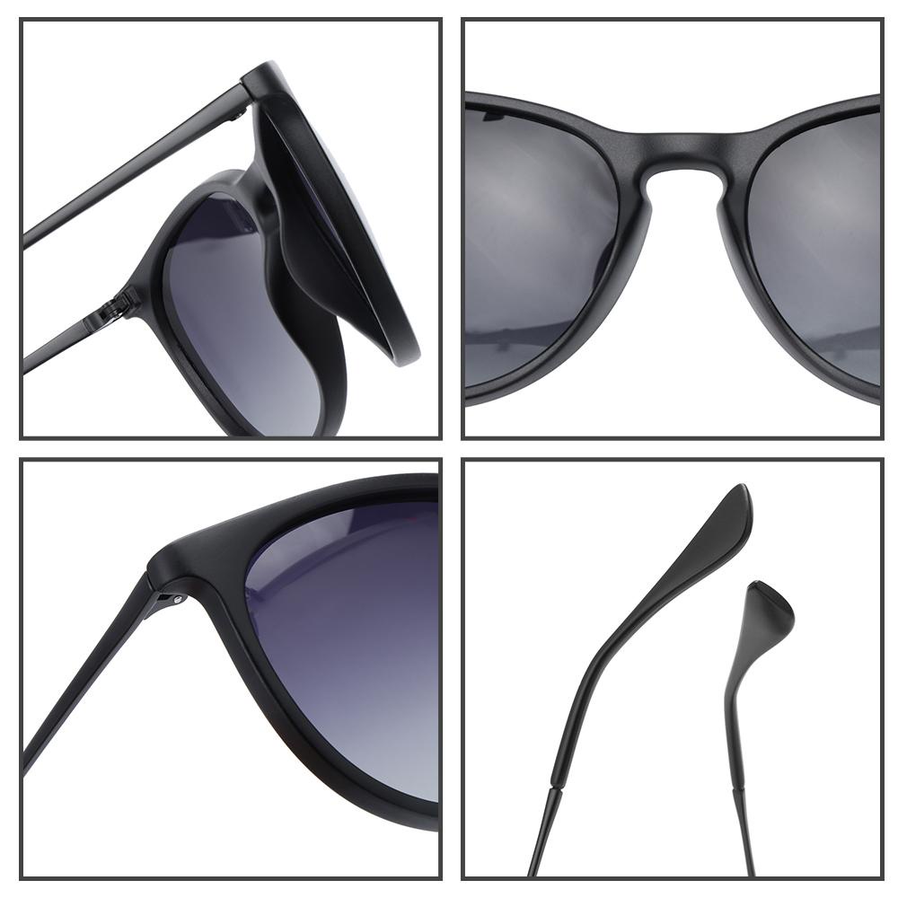 Kính Mát Gọng Tròn Cổ Điển Bảo Vệ Mắt Cho Nam Nữ