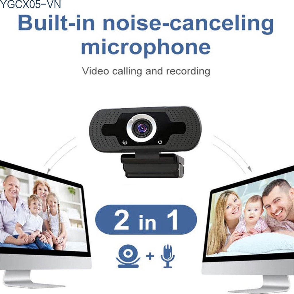 Webcam Hd 1080p Mini Kèm Giá Đỡ Usb Xoay Được Tiện Dụng Cho Máy Tính | BigBuy360 - bigbuy360.vn