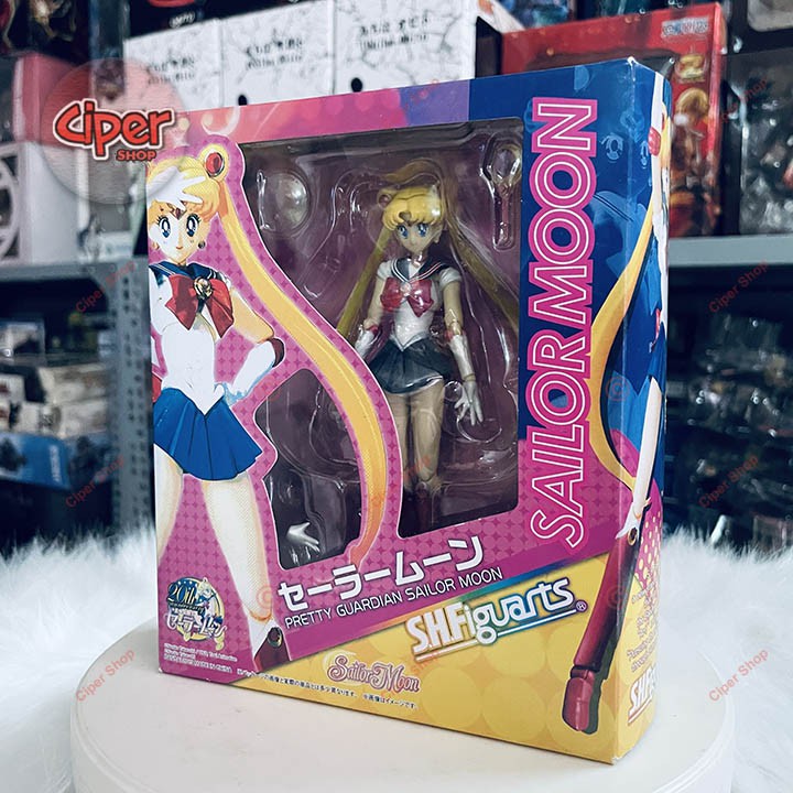 Mô hình Sailor Moon SHF - Thủy thủ mặt trăng - Figure Action Sailor SHF