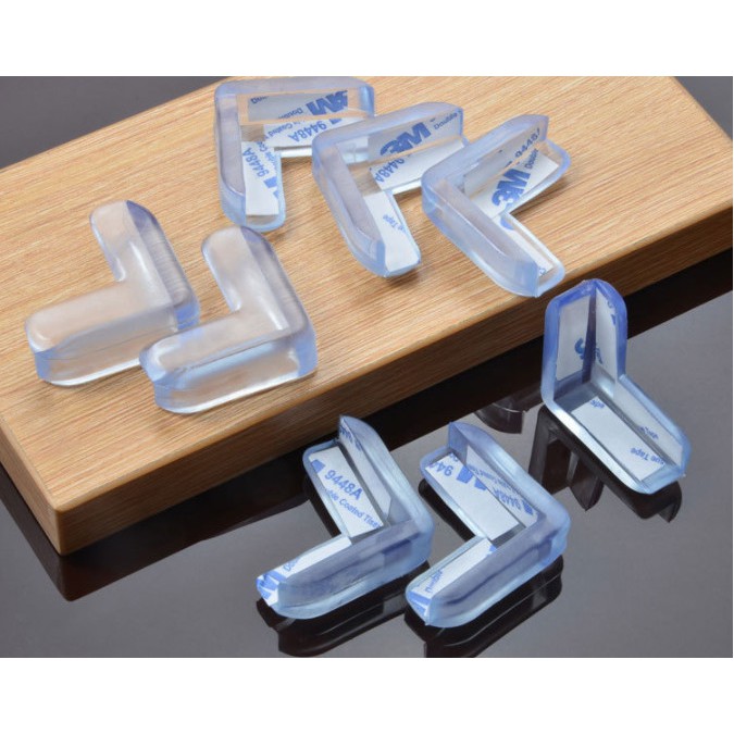 Bịt góc bàn silicon bảo vệ an toàn cho bé chống va đập tặng kèm siêu băng dính 3M