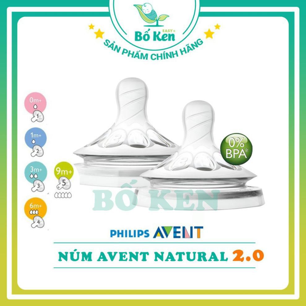 Shop Bố Ken Núm Ty Avent Natural [ Mô Phỏng Ty Mẹ Tự Nhiên - Cam kết hàng chính hãng philips]