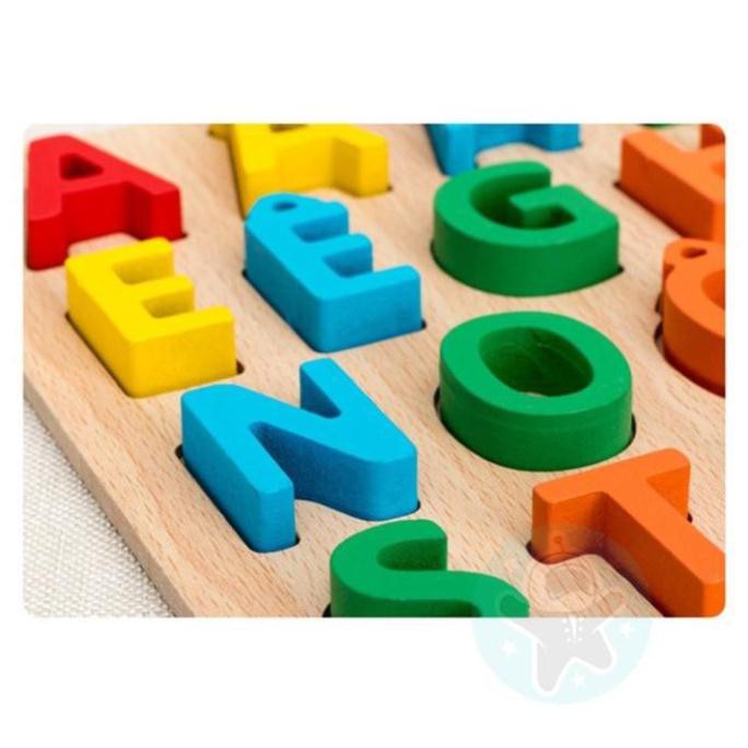 Đồ chơi thông minh cho bé Bảng chữ cái Tiếng Việt montessori cho bé, đồ chơi trí tuệ cho bé Space Kids
